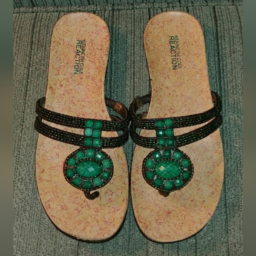 Kenneth Cole Reaction beaded sandals